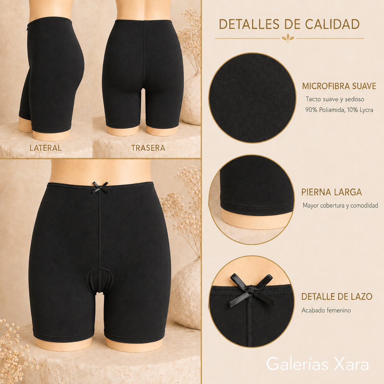Culotte Largo Avet de Microfibra 3890 | Suavidad y Comodidad - Imagen 2